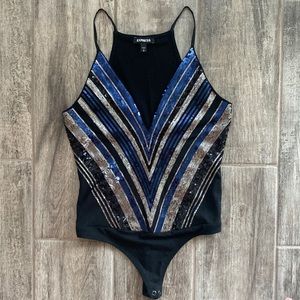 Express Sequin Bodysuit
